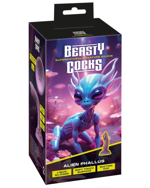 gode fantaisie Alien Phallux, Beasty Cocks You2Toys, boîte vue arrière