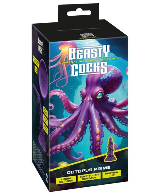 gode fantaisie Octopus Prime, Beasty Cocks You2Toys, boîte devant