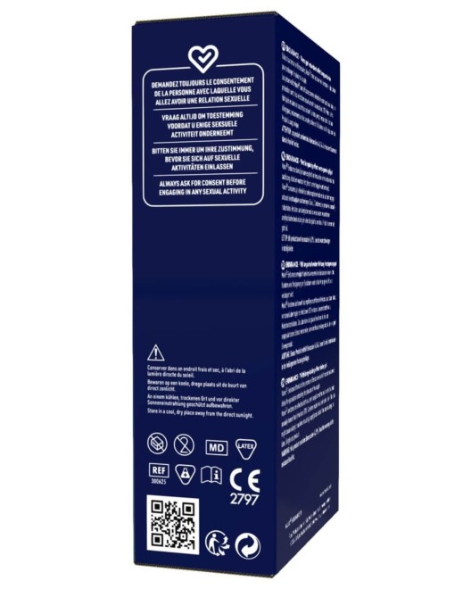 préservatifs retardants Manix Endurance, boîte de 10, côté