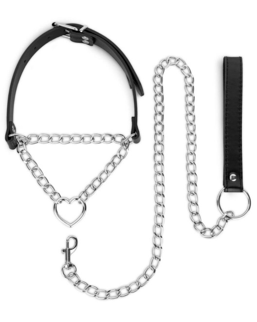 collier laisse BDSM, Bedroom Fantasies, à plat