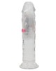 gode vibrant à LED, 15 cm, RealRock, REA202, dildo de profil