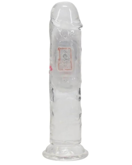 gode vibrant à LED, 15 cm, RealRock, REA202, dildo de face