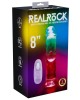 gode vibrant à LED, 20 cm, REA206, RealRock, boîte