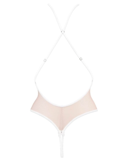 body en dentelle Rêve, Luxxa Lingerie, ivoire, derrière