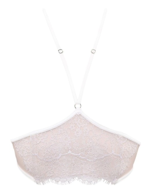 bustier seins nus Rêve, Luxxa Lingerie, ivoire, devant