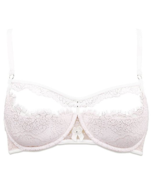 soutien-gorge demi-seins Rêve, Luxxa Lingerie, ivoire, devant