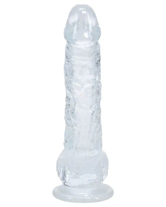 gode ventouse transparent, crystal, 12,7cm, RealRock, vue arrière