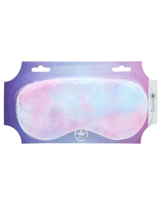masque pour les yeux fluffy, ouch!, multicouleur, boîte