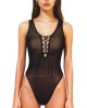 body string transparent noir, Paradise Boutik, mannequin de face