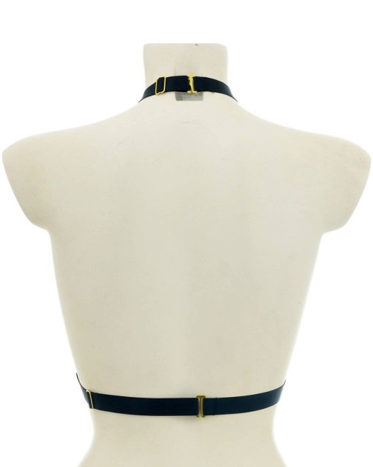 ensemble de lingerie harnais bijoux, Paradise Boutik, zoom sur dos