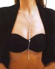bijou chaîne de corps, argenté, Paradise Boutik