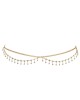 chaîne de taille à strass, dorée, Paradise Boutik