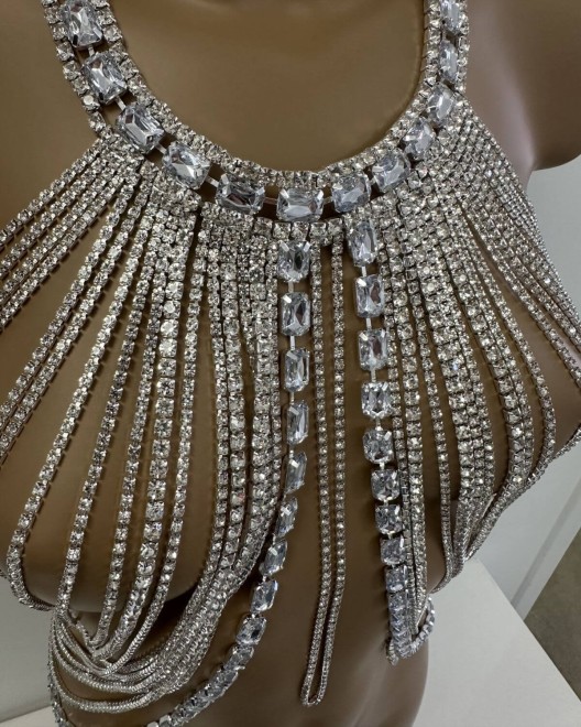 bijou de corps à strass, Culottée, zoom sur strass