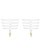 jarretières Chambre Noire, blanc, Maison Close accessoires, derrière