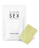 bandes mentholées pour sexe oral Slow Sex, Bijoux Indiscrets, sachet et feuille