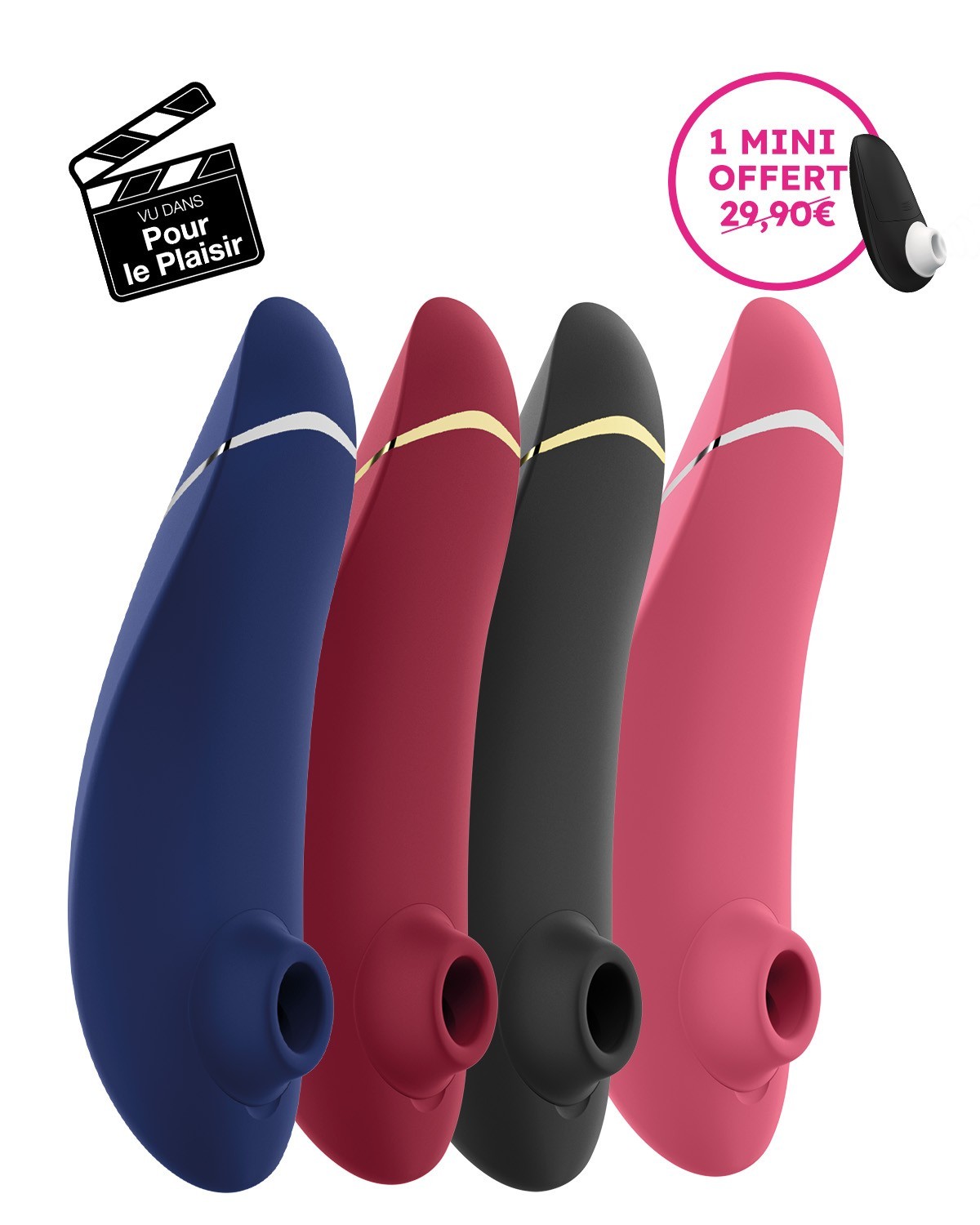 womanizer premium 2, stimulateur clitoridien air pulsé, tous coloris, dans le film Pour le Plaisir