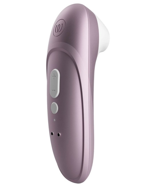 stimulateur clitoridien à air pulsé Womanizer Pro, lilas, vue de côté