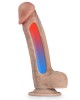 gode ventouse réaliste thermoréactif SilexD premium 7P, schéma chaud froid