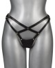 string en cuir Supreme, Voyeurx, gold, devant