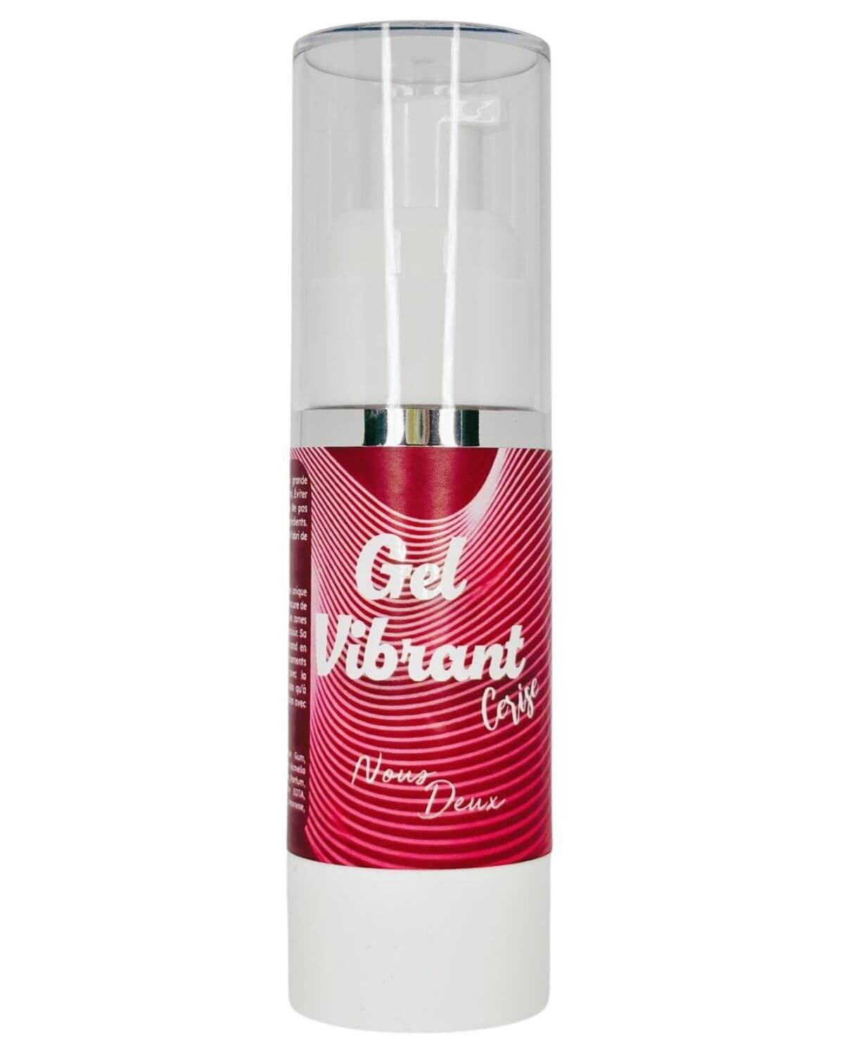gel vibrant lubrifiant comestible, parfum cerise, Nous Deux