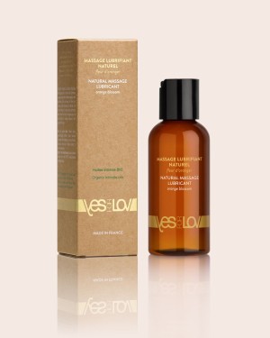Huile de massage lubrifiant à la fleur d'oranger YesForLov