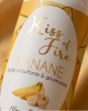 Kiss of fire, huile de massage chauffante et gourmande parfum banane zoom étiquette