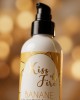 Kiss of fire,  huile de massage chauffante et gourmande parfum banane zoom sur l'huile