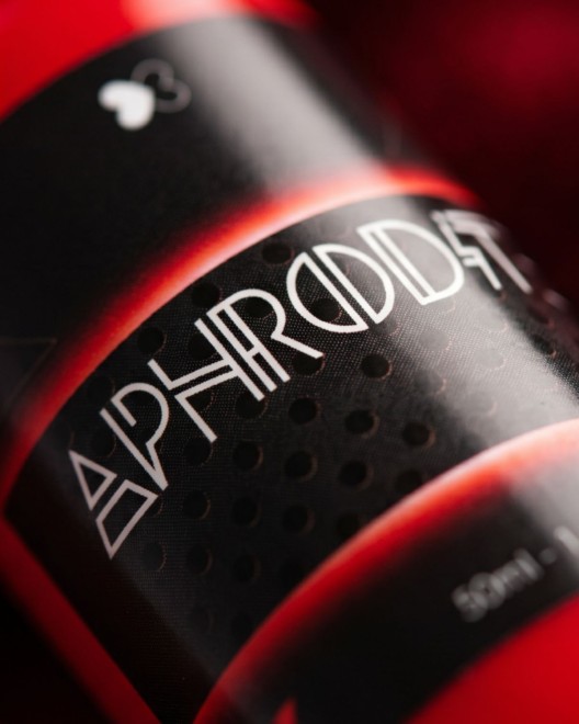 Gel d'excitation clitoridien Aphrodite, zoom sur l'étiquette produit