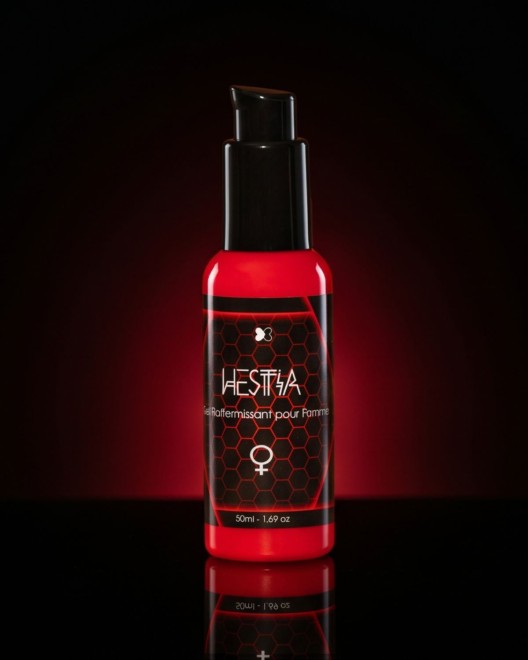 Gel raffermissant pour femme Hestias, photo studio Halo de lumière