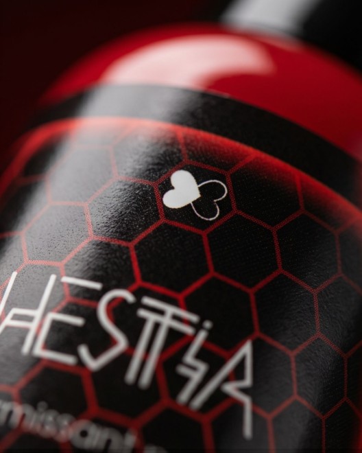 Gel raffermissant pour femme Hestias, zoom sur l'étiquette du produit