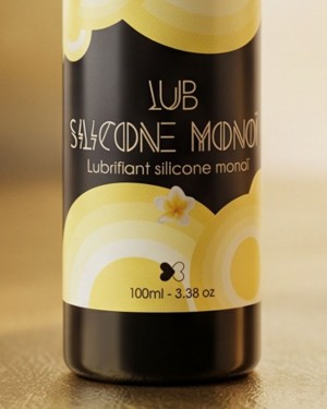 Lubrifiant silicone senteur Monoï, zoom sur le produit