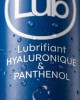 Photo produit, Lubrifiant hyaluronique,panthénol, LUB,100ml, zoom, étiquette
