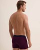 boxers homme lot de 2 Fleur de boteh, Aubade Men, uni mannequin dos
