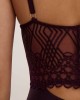 body mono-armature Éloge du désir, Aubade Lingerie, zoom dentelle