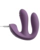 vibromasseur triple stimulation télécommandé Mireva, Beau Coeur, violet, branché