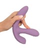vibromasseur triple stimulation télécommandé Mireva, Beau Coeur, violet, flexible