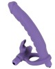 anneau vibrant double pénétration Los Analos, You2Toys, violet, vue côté