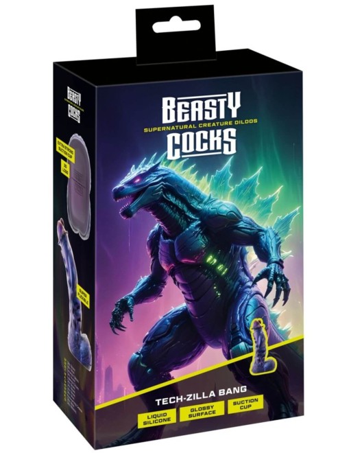 gode fantaisie Tech-zilla bang, Beasty Cocks, boîte créature