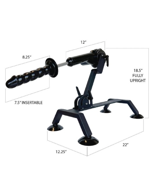 sex machine Body dock pro, Fetish Fantasy Series, dimensions