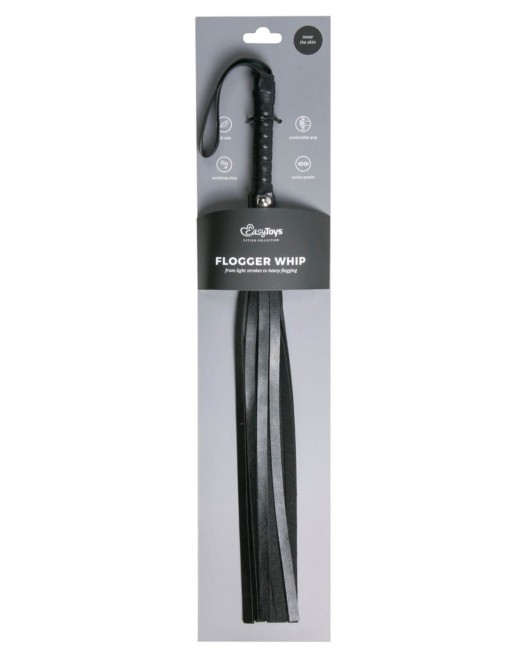 martinet en cuir synthétique, EasyToys Fetish, boîte