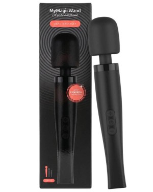 vibromasseur wand MyMagicWand, noir, avec boîte