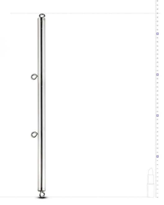 barre d'écartement bdsm 45cm, Sinner gear, métal, dimension