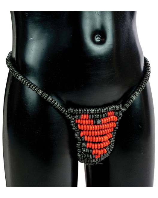string en bonbons Lovers candy posing touch, sur mannequin