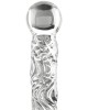 fouet bdsm en cuir et crystal, Toyjoy, manche