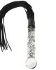 fouet bdsm en cuir et crystal, Toyjoy
