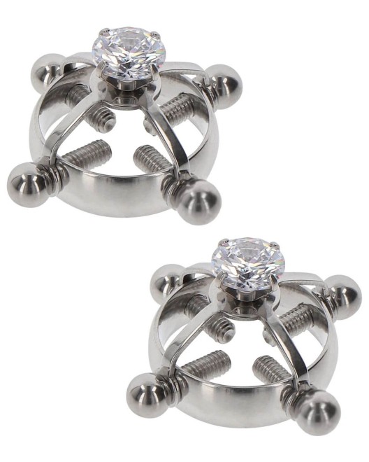 nippies diamant à pinces, Taboom, argent, bijoux