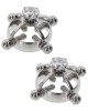 nippies diamant à pinces, Taboom, argent, bijoux