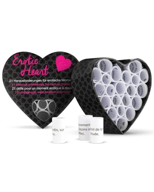 mini coeur érotique format voyage, Tease and Please, boîte ouverte
