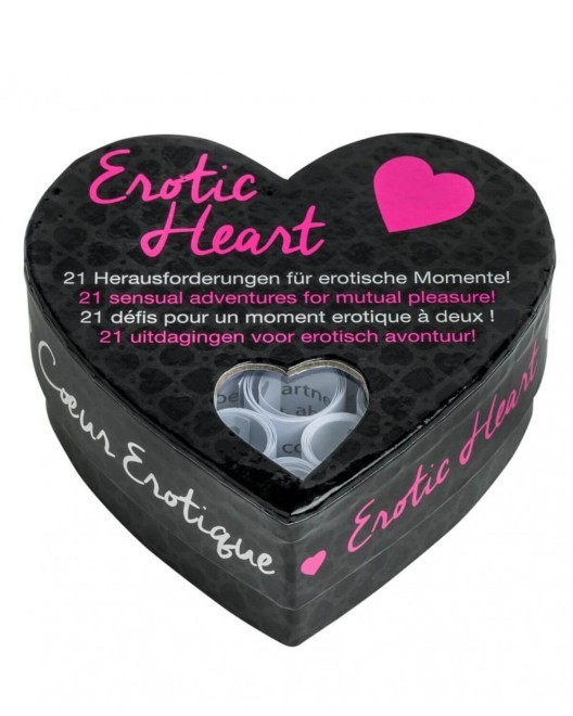 mini coeur érotique format voyage, Tease and Please, boîte fermée