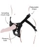 harnais strap on double Get Real, Toyjoy, schéma